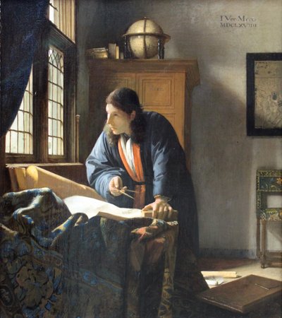 The Geographer by Jan Vermeer van Delft